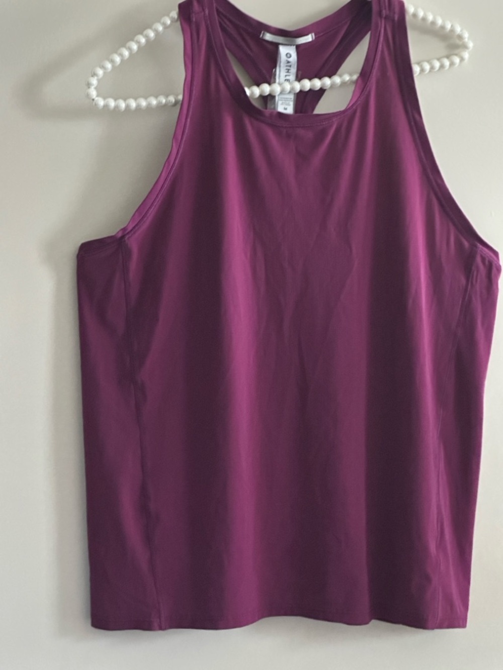 Athleta Tank Top Women Medium Run Gym Yoga Sport Tank Racerback Stretch Exercise
